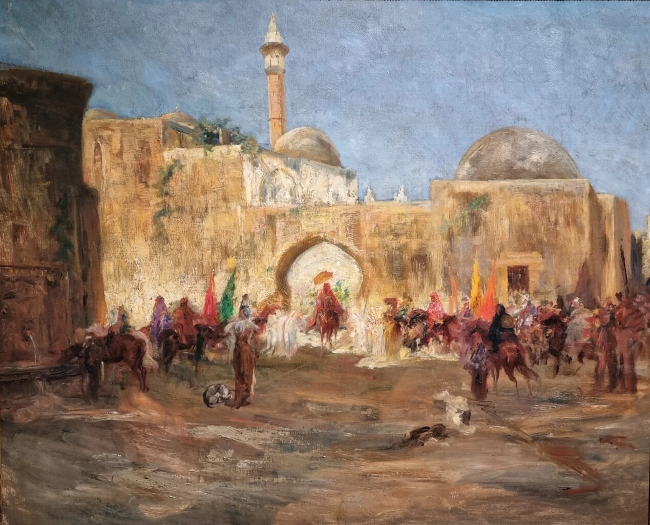 Jean - Joseph Benjamin, Constant, 193, Uscita dalla moschea, Musée des beaux, arts de Dijon